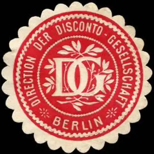 Direction der Disconto - Gesellschaft - Berlin