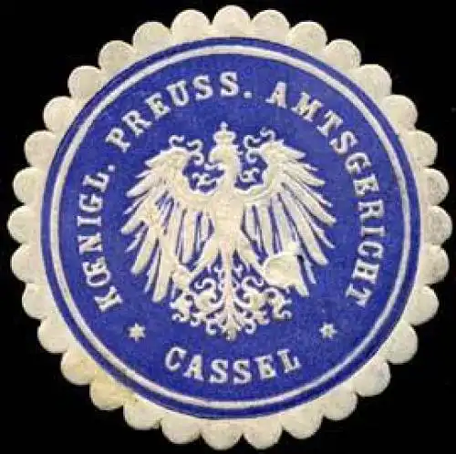 Koenigl. Preuss. Amtsgericht - Cassel