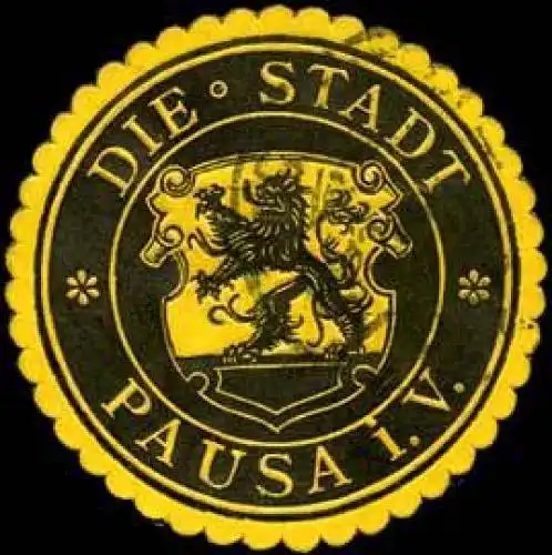 Die Stadt Pausa i. V