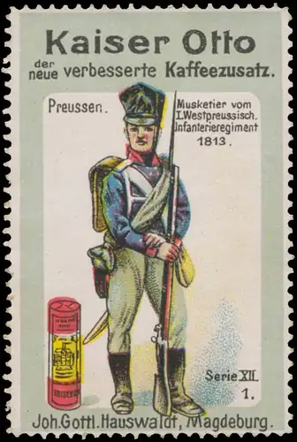 Musketier vom I. Westpreussischen Infanterieregiment