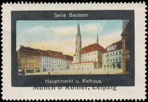 Hauptmarkt und Rathaus von Bautzen