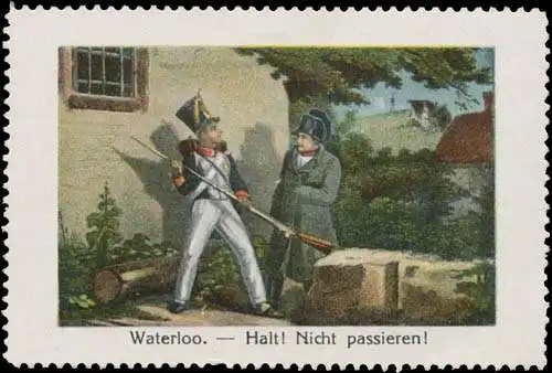 Schlacht von Waterloo - Halt! Nicht passieren! Napoleon
