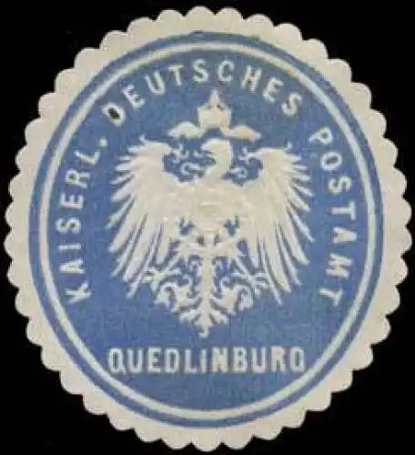 Kaiserl. Deutsches Postamt Quedlinburg