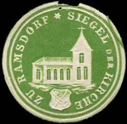 Siegel der Kirche zu Ramsdorf (Borna)