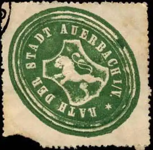 Rath der Stadt Auerbach i.V