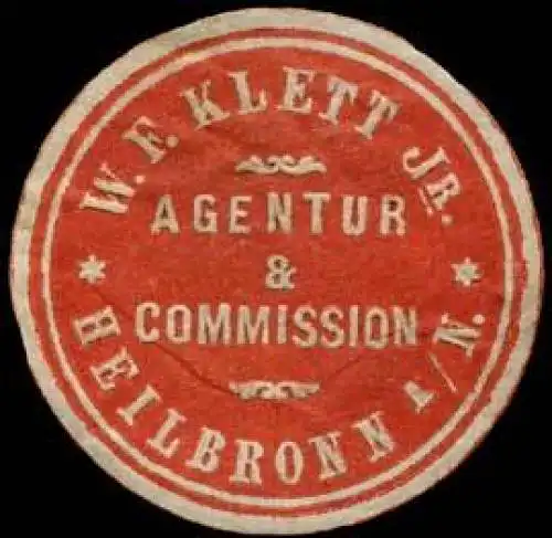 W. F. Klett jr. Agentur & Commission