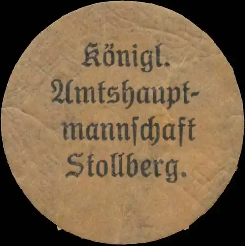 K. Amtshauptmannschaft Stollberg