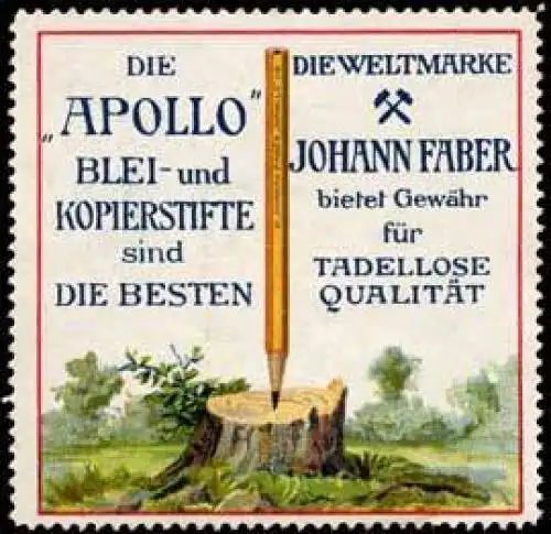 Die Apollo Blei - und Kopierstifte sind die Besten