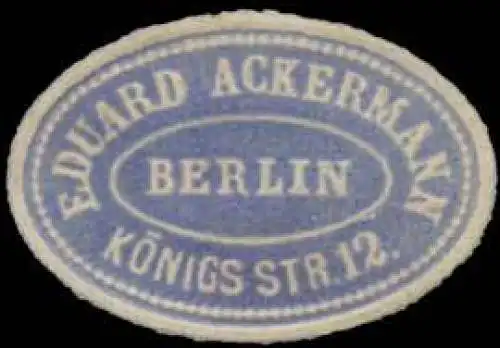 Eduard Ackermann