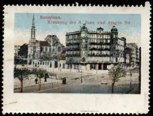 Kreuzung der S. Juan und Aragon StraÃe