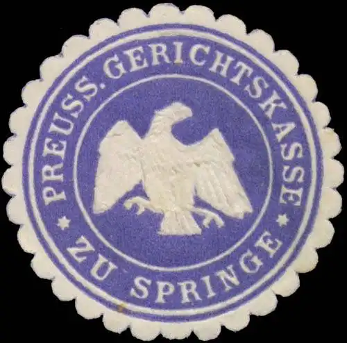 Pr. Gerichtskasse zu Springe