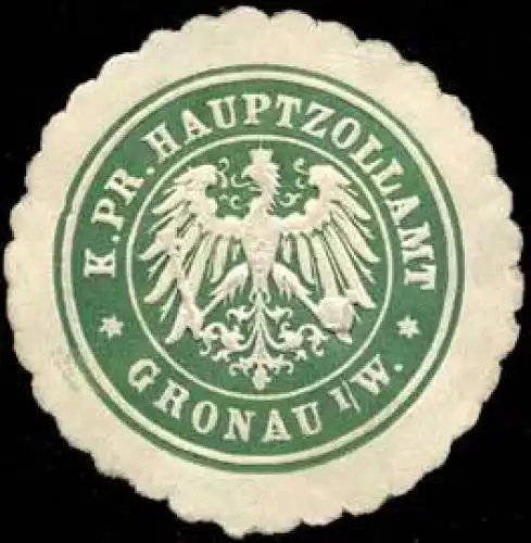 K.Pr. Hauptzollamt Gronau i./W