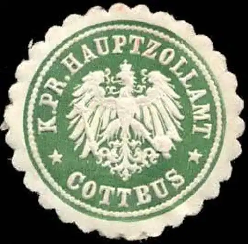 K. Pr. Haupzollamt Cottbus