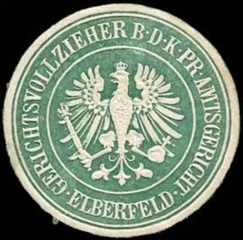 Gerichtsvollzieher bei dem K.Pr. Amtsgericht Elberfeld