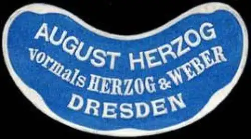 August Herzog vormals Herzog & Weber-Dresden