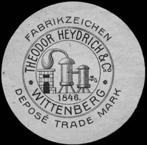 Fabrikzeichen Theodor Heydrich & Co. Wittenberg