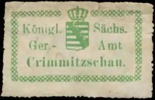 K.S. Gerichtsamt Crimmitzschau