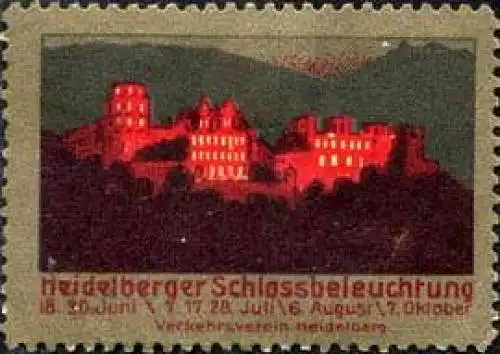 Heidelberger Schlossbeleuchtung
