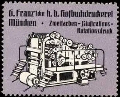 Zweifarben-Illustrationsrotationsdruck