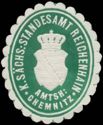 K.S. Standesamt Reichenhain