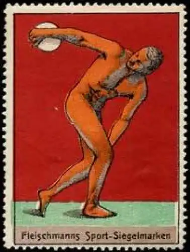 Sport - Diskuswerfer Diskuswurf