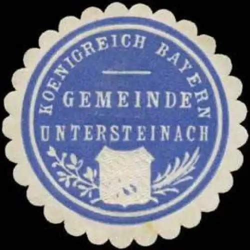 K. Bayern Gemeinde Untersteinach