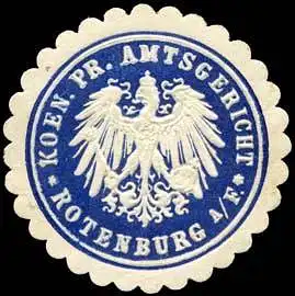 K. Pr. Amtsgericht - Rotenburg an der Fulda