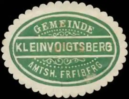 Gemeinde Kleinvoigtsberg Amtsh. Freiberg