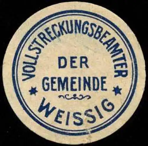 Vollstreckungsbeamter der Gemeinde Weissig