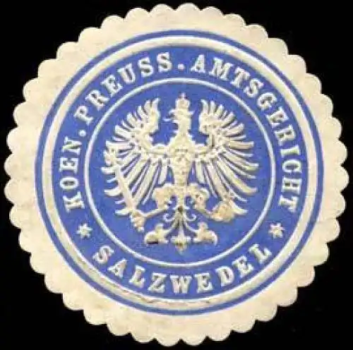 Koen. Preuss. Amtsgericht Salzwedel