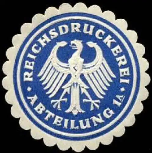 Reichsdruckerei-Abteilung 1A