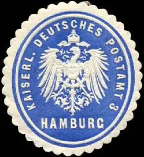 Kaiserl. Deutsches Postamt 3 Hamburg