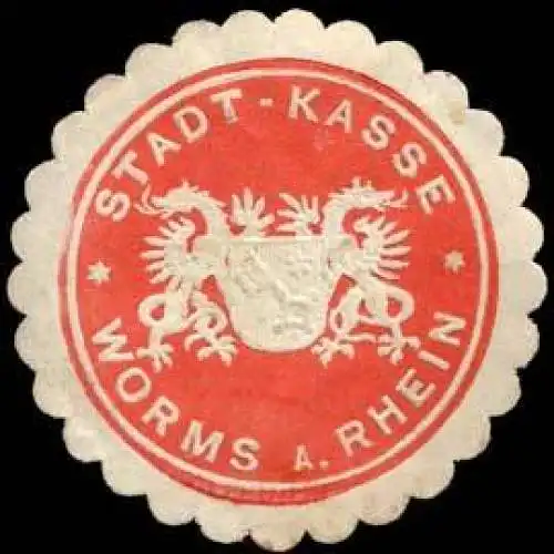 Stadt-Kasse-Worms am Rhein