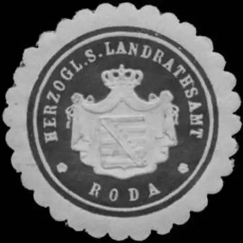 Herzogl. S. Landrathsamt Roda