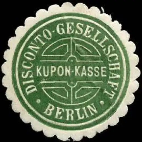 Disconto-Gesellschaft Kupon-Kasse - Berlin