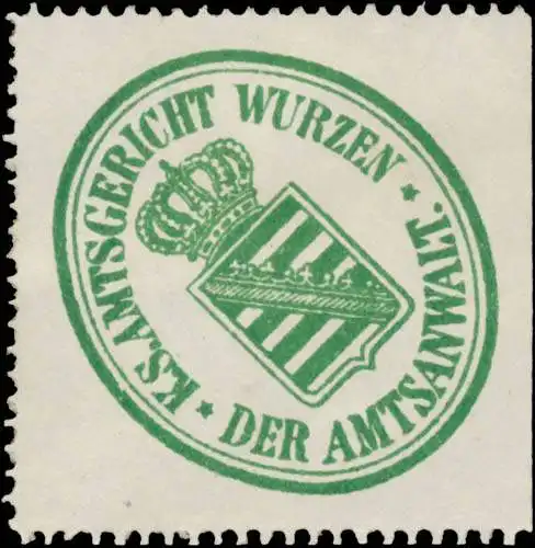 Der Amtsanwalt K.S. Amtsgericht Wurzen