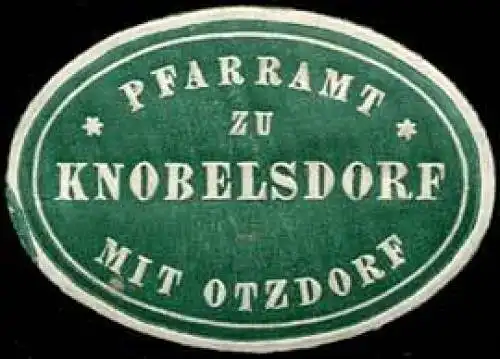 Pfarramt zu Knobelsdorf mit Otzdorf