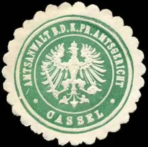 Amtsanwalt b.d. K.Pr. Amtsgericht Cassel