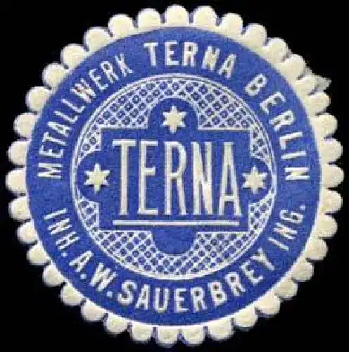 Metallwerke Terna Berlin - Inh. A.W. Sauerbrey Ing