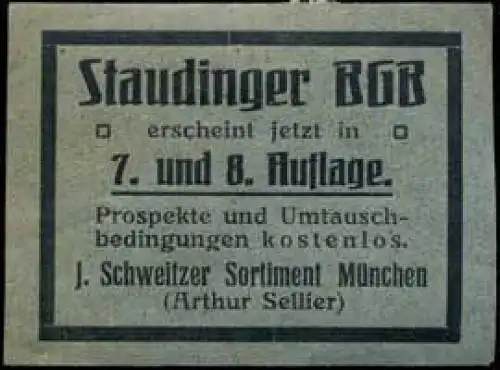 Staudinger BGB