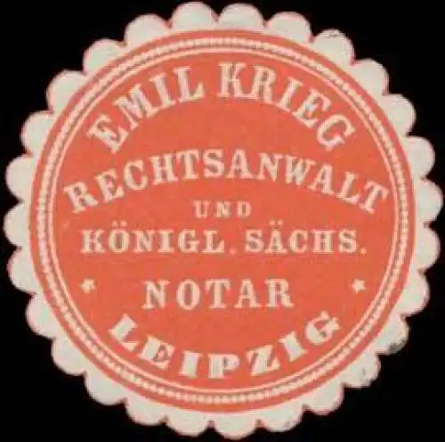 Emil Krieg Rechtsanwalt