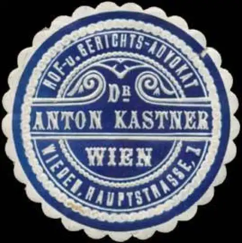 Hof- und Gerichts-Advokat Dr. Anton Kastner