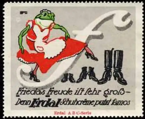 Erdal Frosch - Buchstabe F