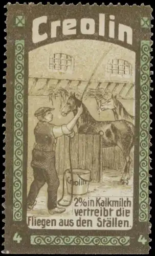Creolin Kalkmilch vertreibt die Fliegen aus den StÃ¤llen