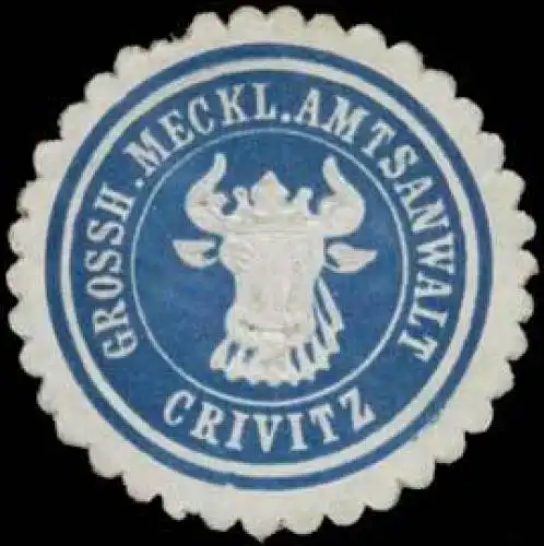 Grossh. Meckl. Amtsanwalt Crivitz