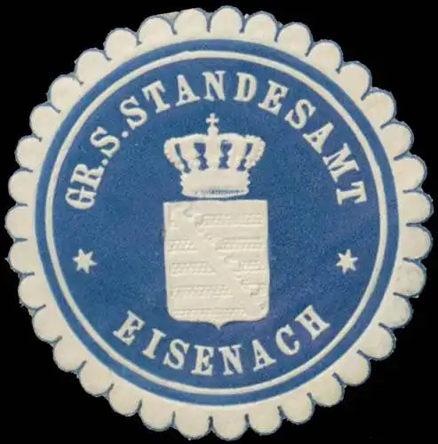 Gr. S. Standesamt Eisenach