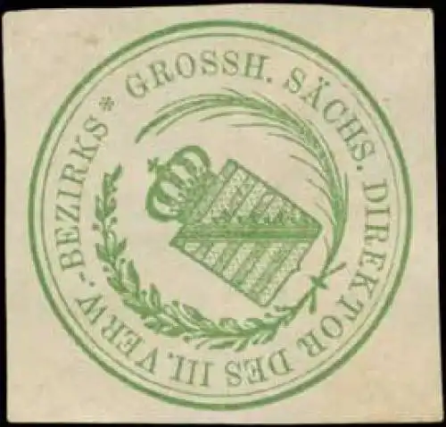 Gr. S. Direktor des III. Verwaltungsbezirks