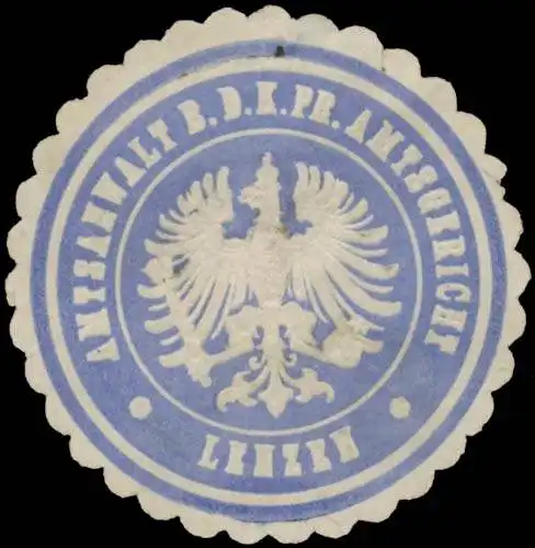 Amtsanwalt b.d. K. Pr. Amtsgericht Lenzen/Elbe
