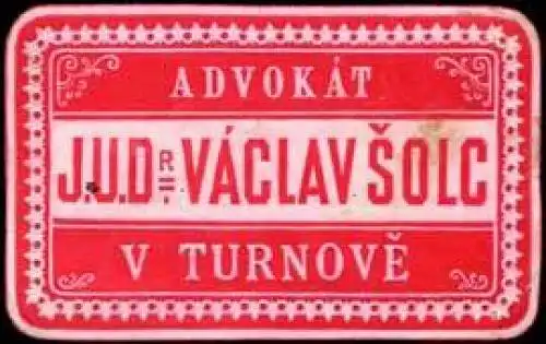 Advokat J.U. Dr. Vaclav Solic v Turnove