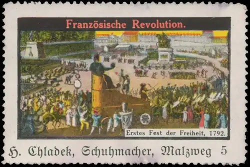 1792 erstes Fest der Freiheit